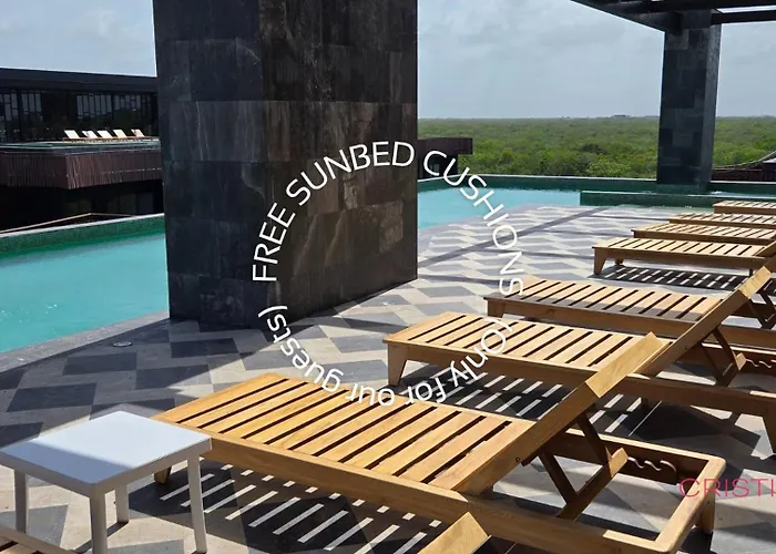 Appartement Zone - Soaking Tub & Free Club Tulum